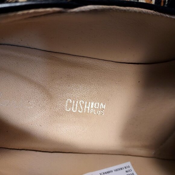 Clarks Cushion plus animal print shoes size 7.5 small heel - Picture 6 of 12